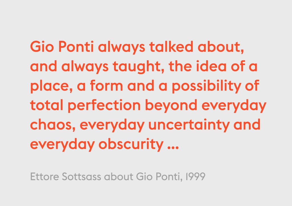 Sottsass about Ponti