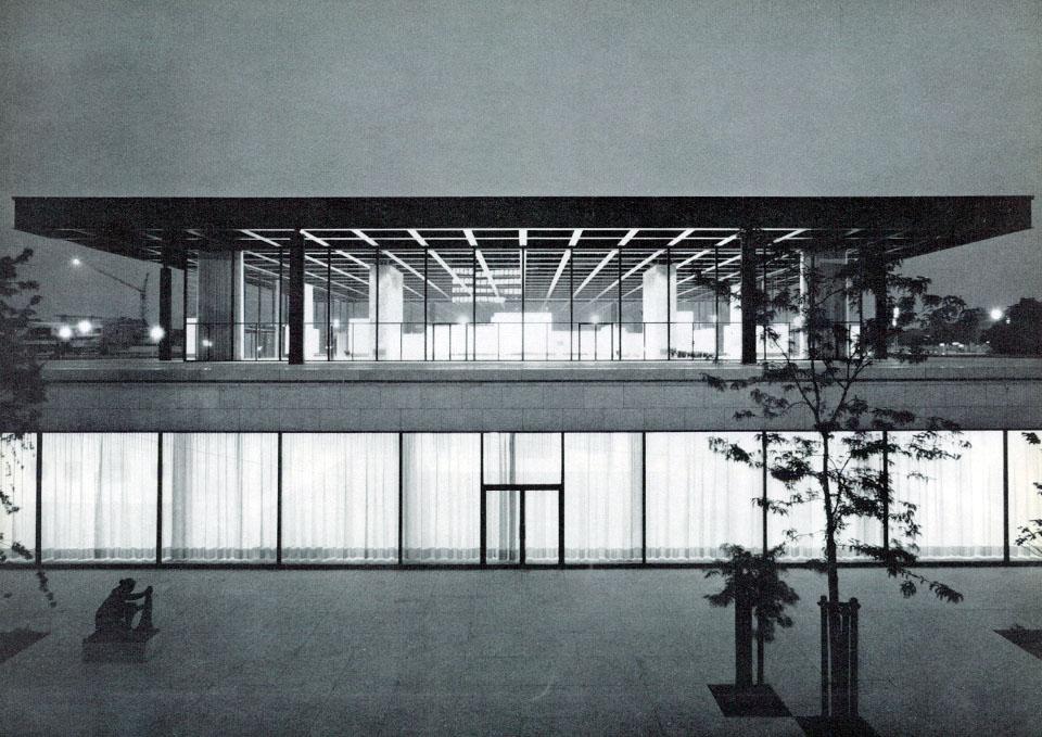 Mies van der Rohe, Neue Nationalgalerie, 1962–1968