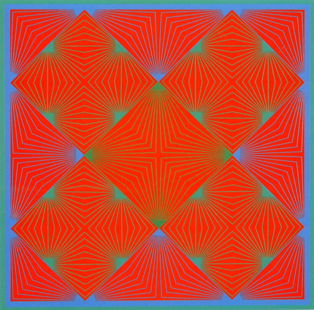 Richard Anuszkiewic, Luminous,&nbsp;1965