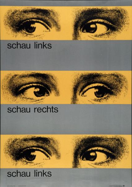 Swiss Poster for Traffic Security,&nbsp;1969