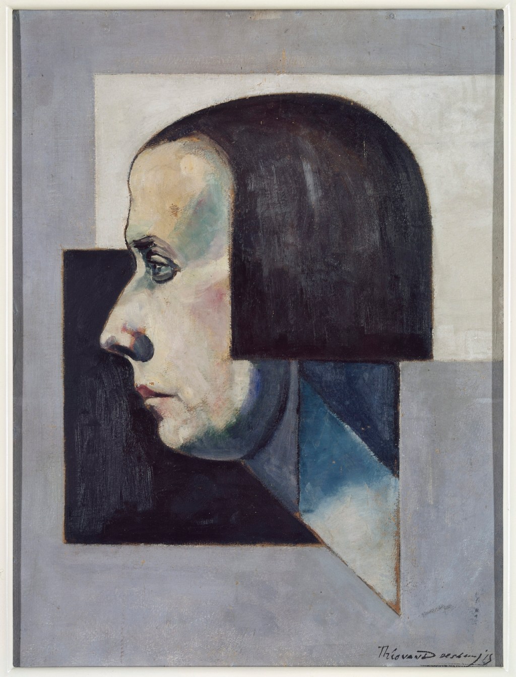Theo van Doesburg paints Nelly,&nbsp;1922