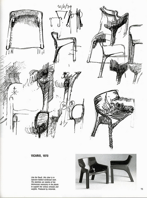 Chair Vicario by Vico Magistretti, 1970 – Design is fine. History