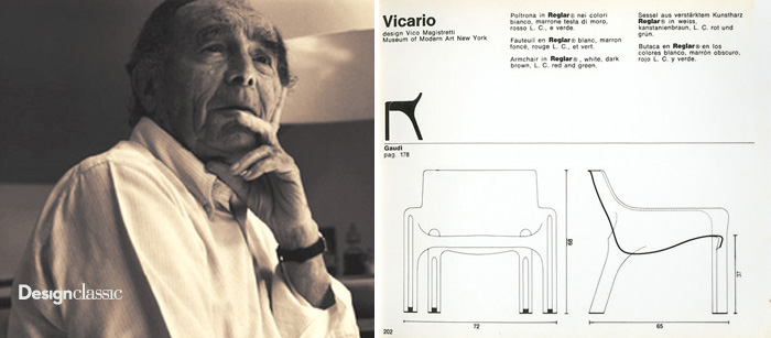 Chair Vicario by Vico Magistretti, 1970 – Design is fine. History