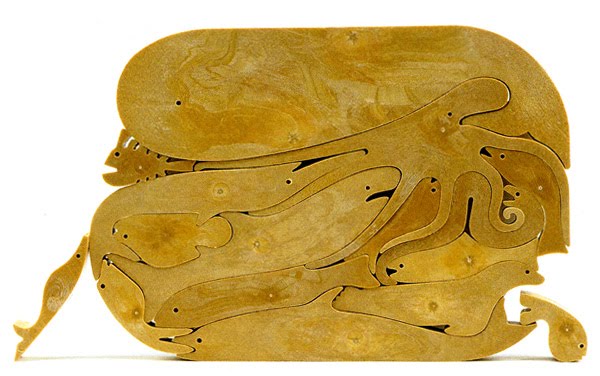 Fish puzzle by Enzo Mari, 1960