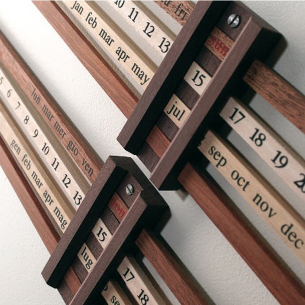 Bilancia calendar by Enzo Mari,&nbsp;1959