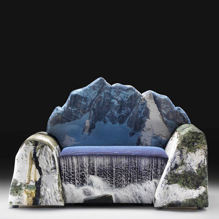 Gaetano Pesce creates a mountain sofa
