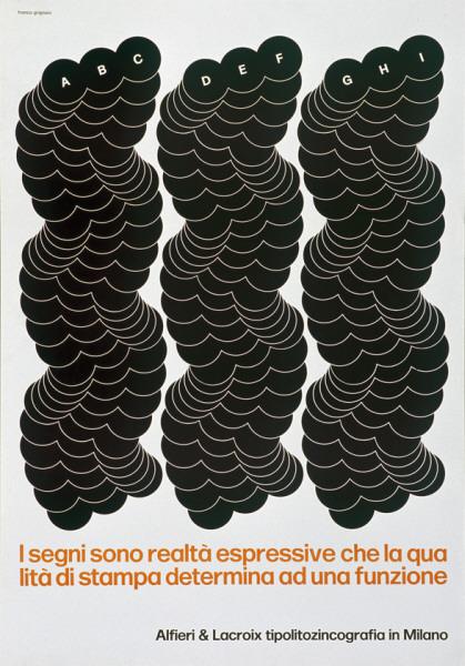 Franco Grignani poster, 1964