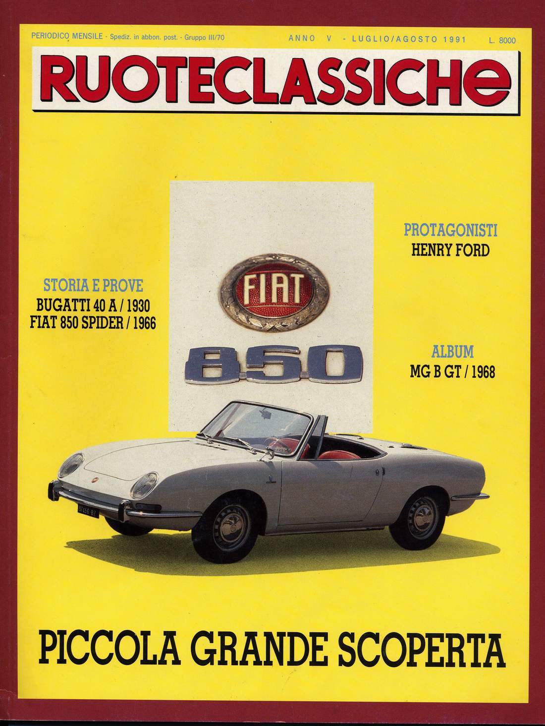 Fiat Spider by Bertone, 1964