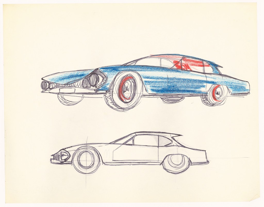 Joe Colombo designs a fast car,&nbsp;1950s