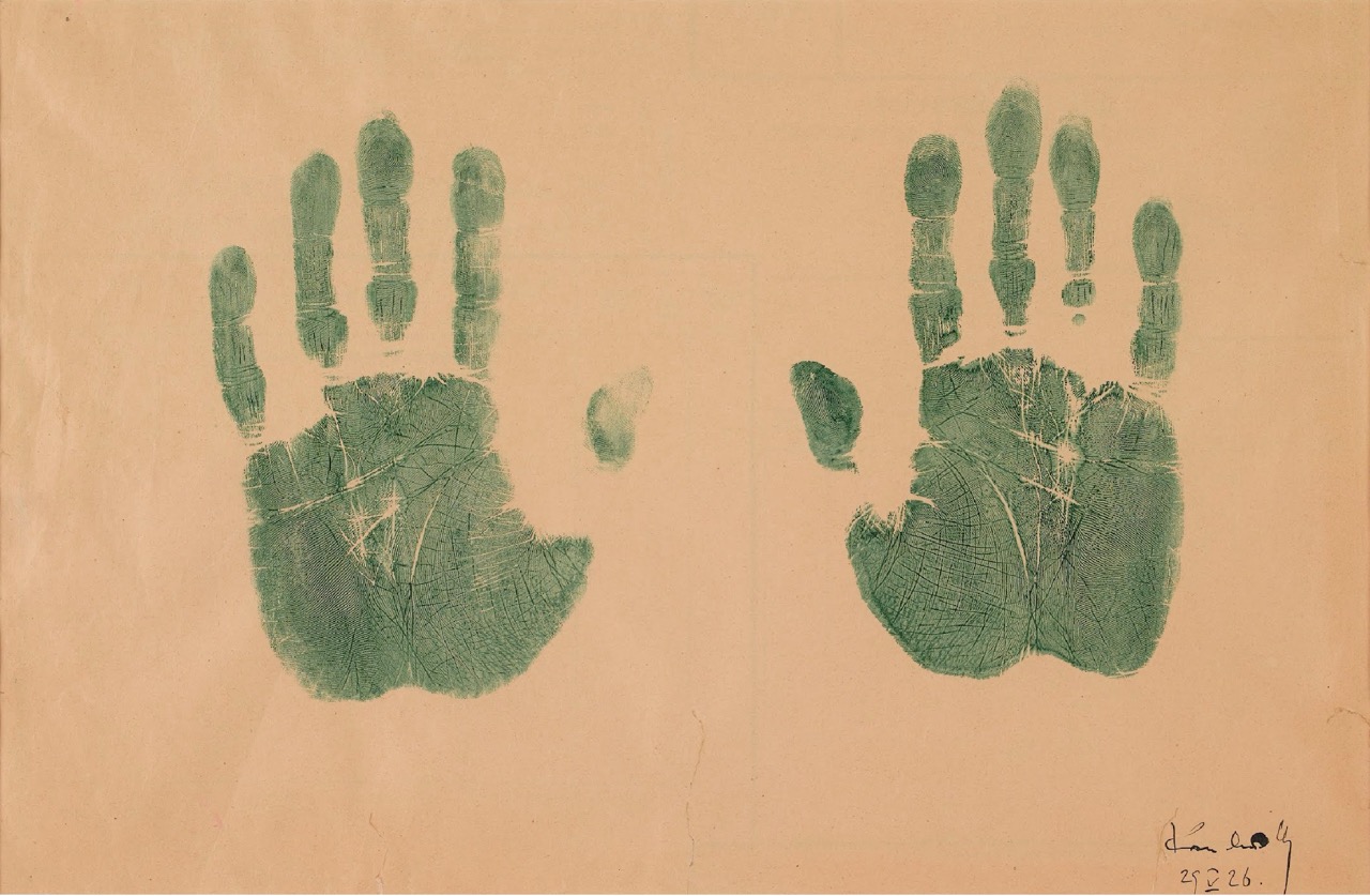 Kandinsky: Imprint of The Artist’s Hands, 1926